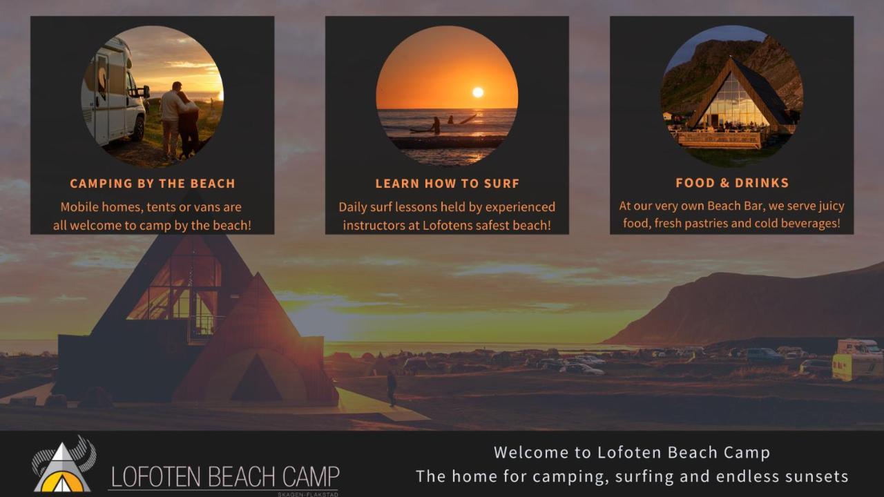 Lofoten Beach Camp รัมบาร์ก ภายนอก รูปภาพ