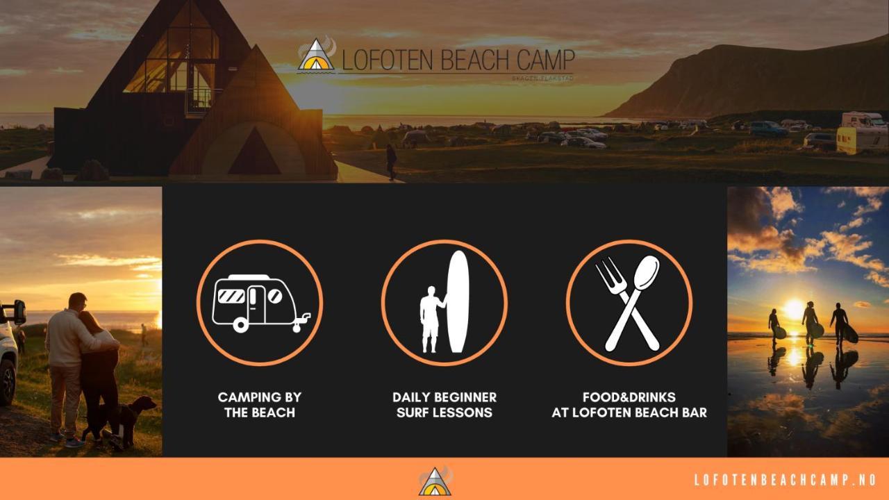 Lofoten Beach Camp รัมบาร์ก ภายนอก รูปภาพ